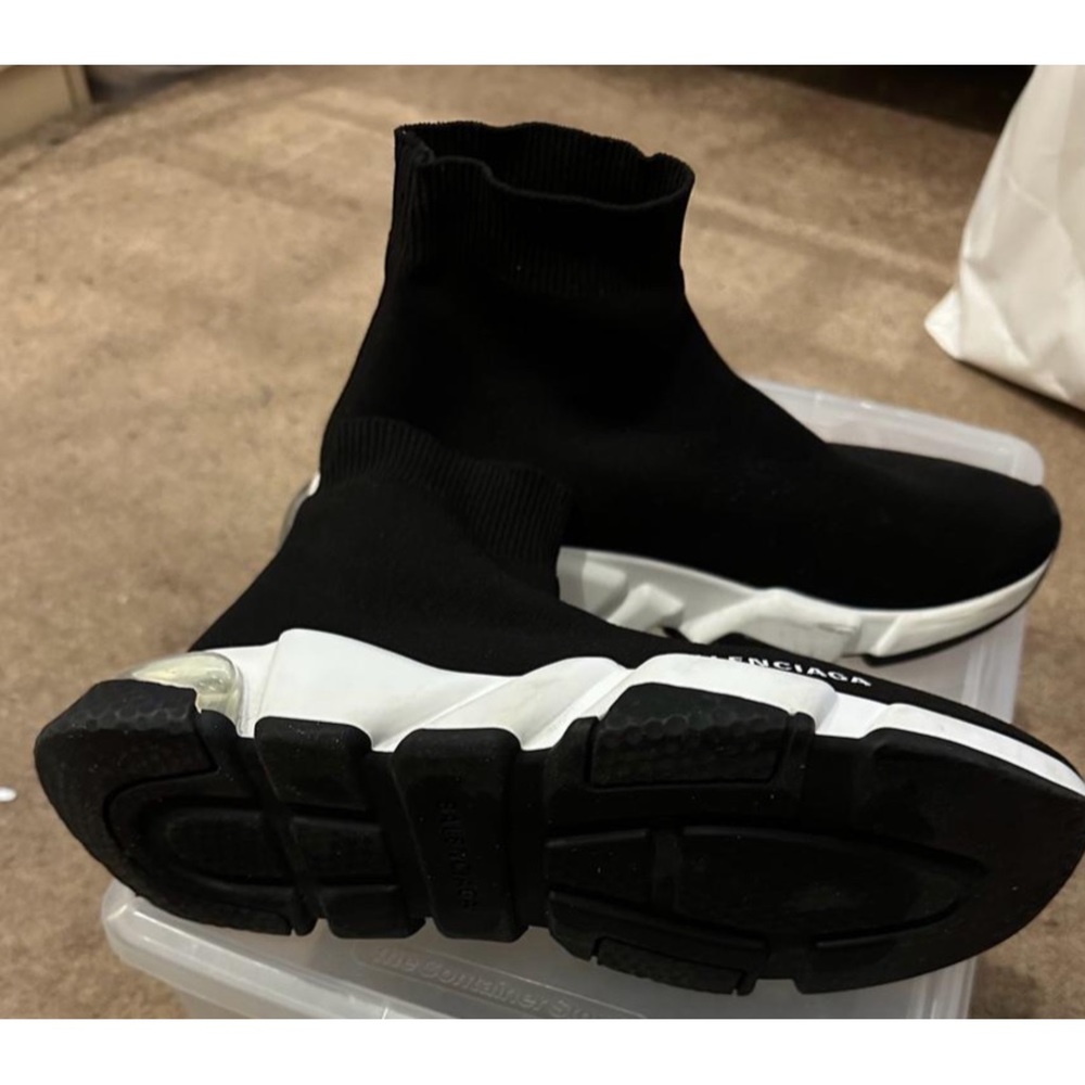 BALENCIAGA ~Speed Clear Sole Sneakers - Picture 3 of 9